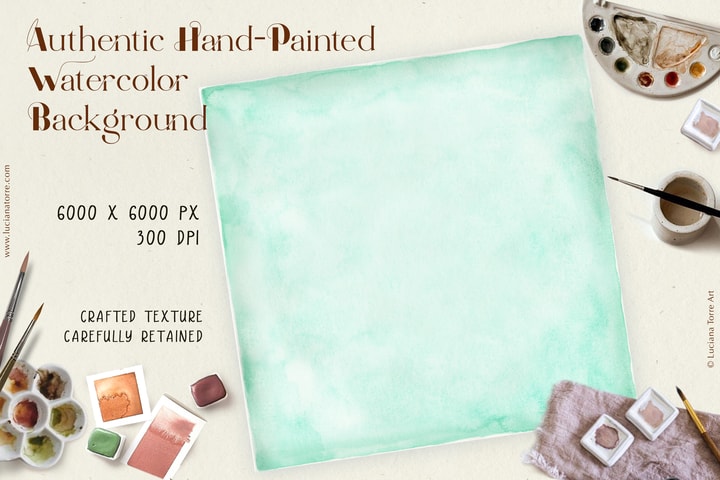 original hand-painted background with watercolor texture to use on any creative project
